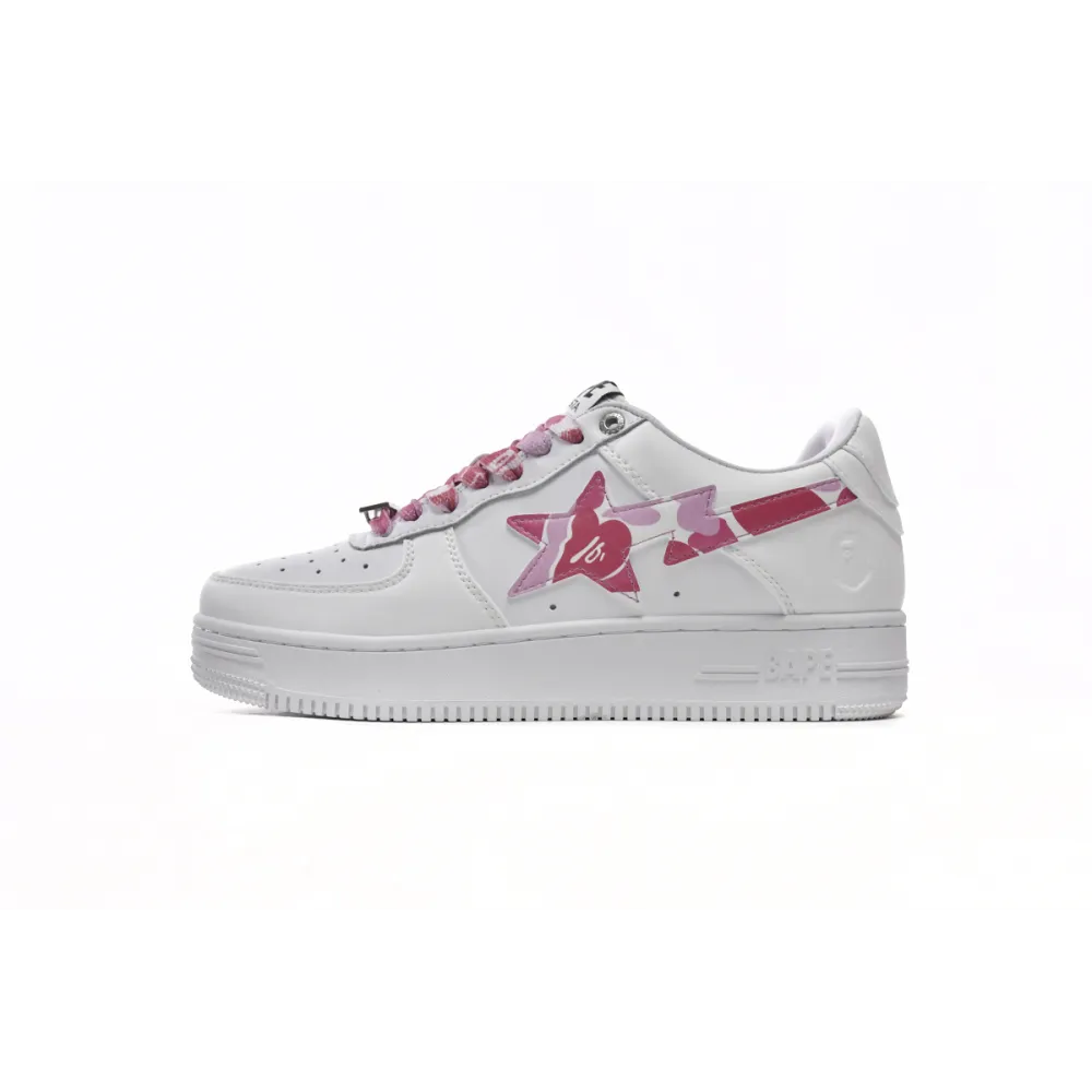 G5 A Bathing Ape Bape Sta Low White Red Camouflage,1H20-191-045