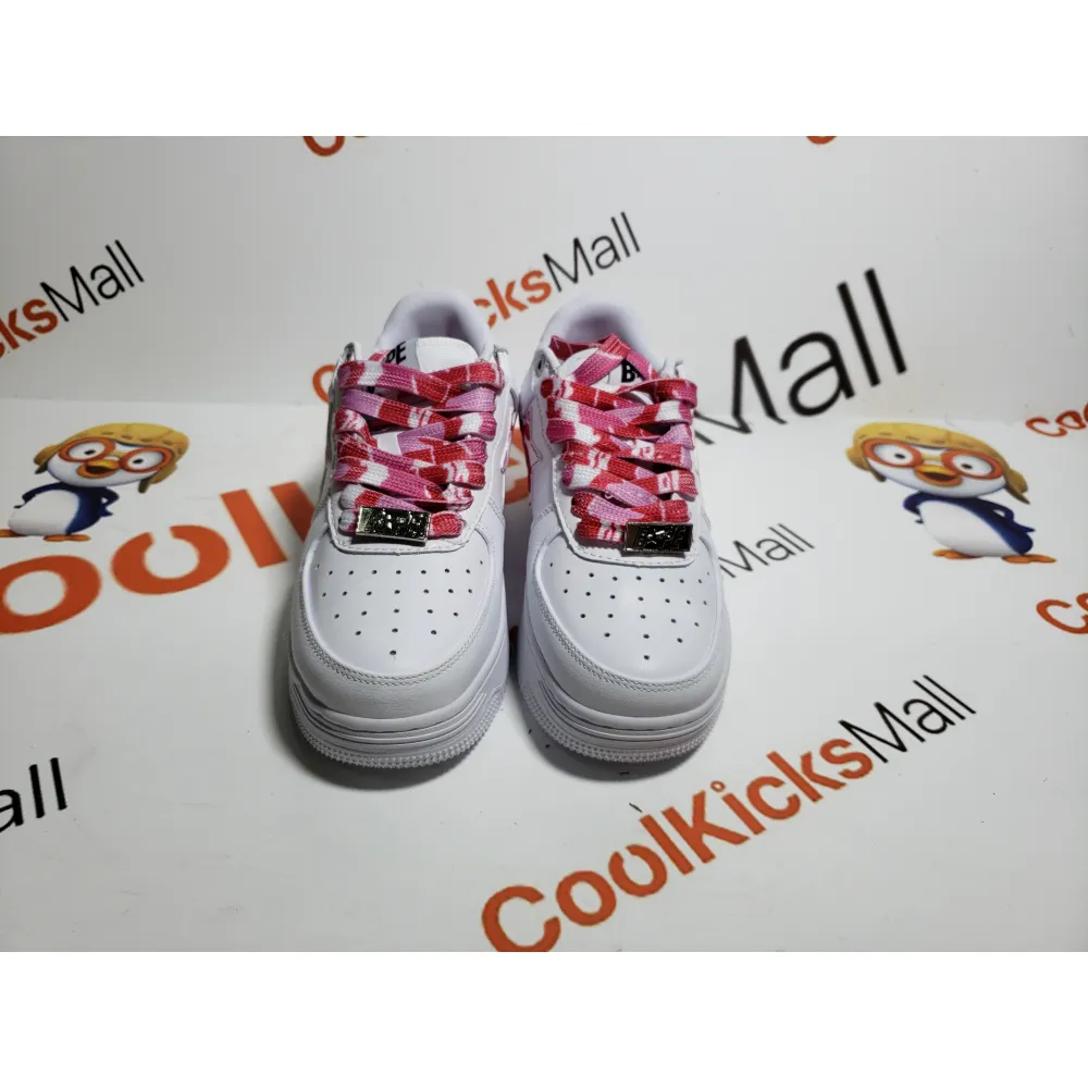 G5 A Bathing Ape Bape Sta Low White Red Camouflage,1H20-191-045