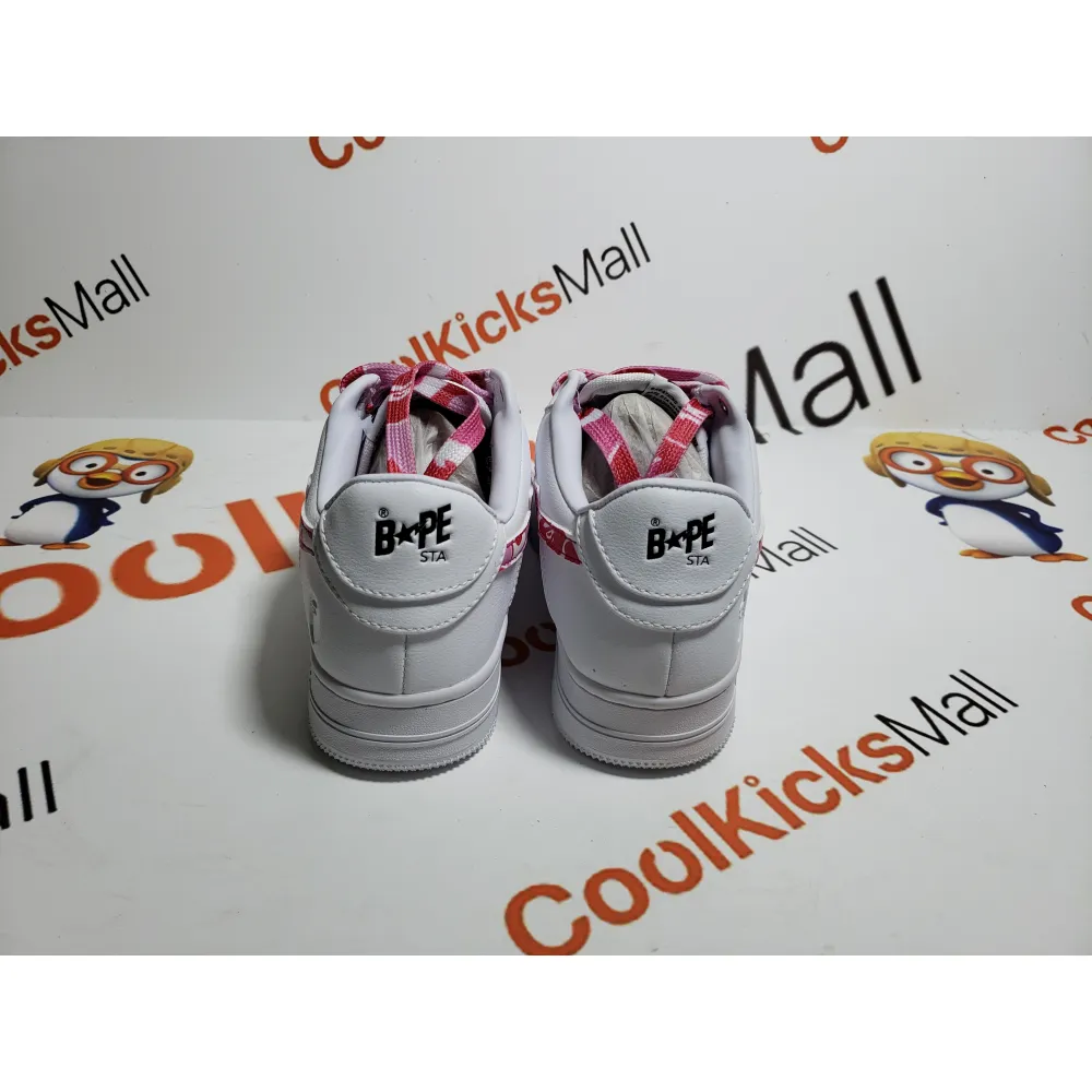 G5 A Bathing Ape Bape Sta Low White Red Camouflage,1H20-191-045