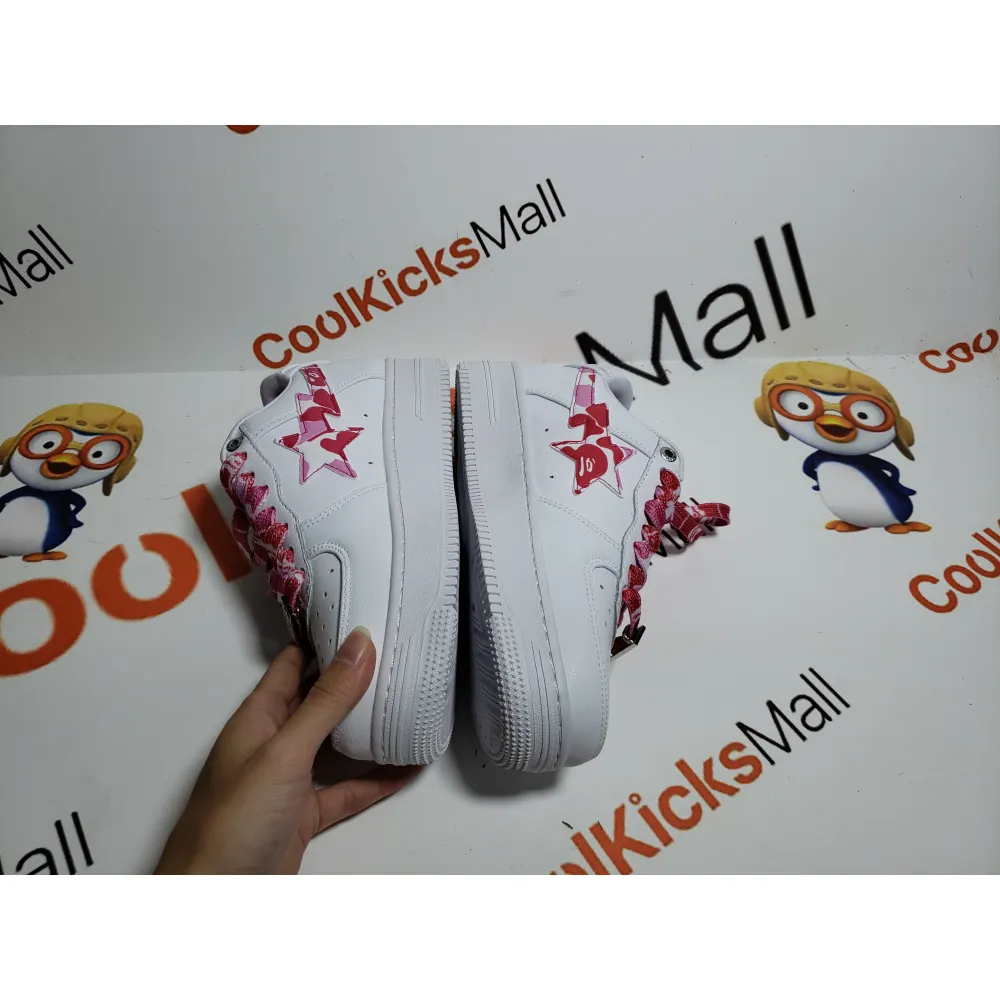 G5 A Bathing Ape Bape Sta Low White Red Camouflage,1H20-191-045