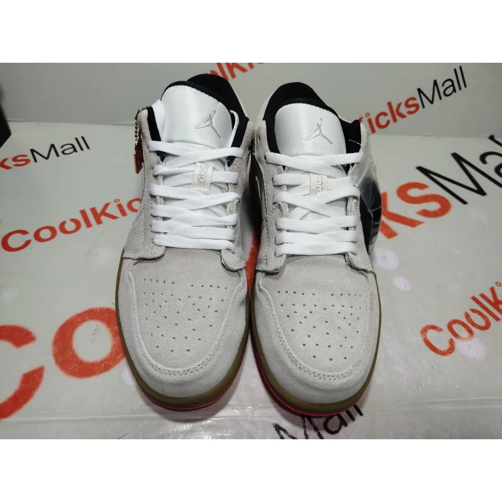 Coolkicks G5 Air Jordan 1 Low White Gum Hyper Pink,553558-119