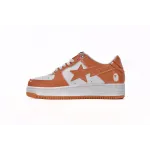 G5 A Bathing Ape Bape Sta Low White Orange,1H70-191-001