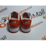 G5 A Bathing Ape Bape Sta Low White Orange,1H70-191-001