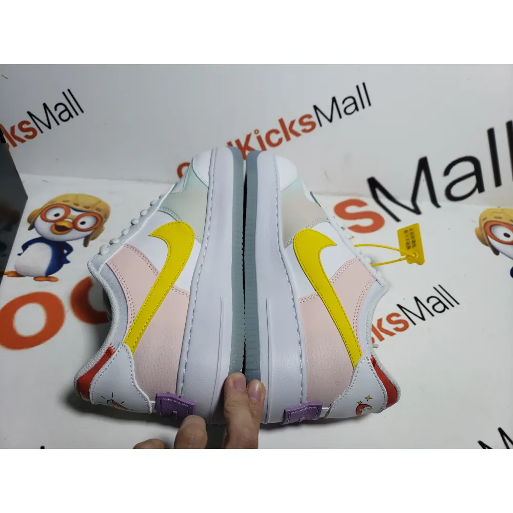 Coolkicks G5 Air Force 1 Shadow White HydrGETen Blue Purple (W),CW2630-141