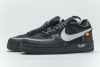 Coolkicks PKGoden Air Force 1 Low Off-White Black White,AO4606-001