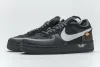 Coolkicks PKGoden Air Force 1 Low Off-White Black White,AO4606-001