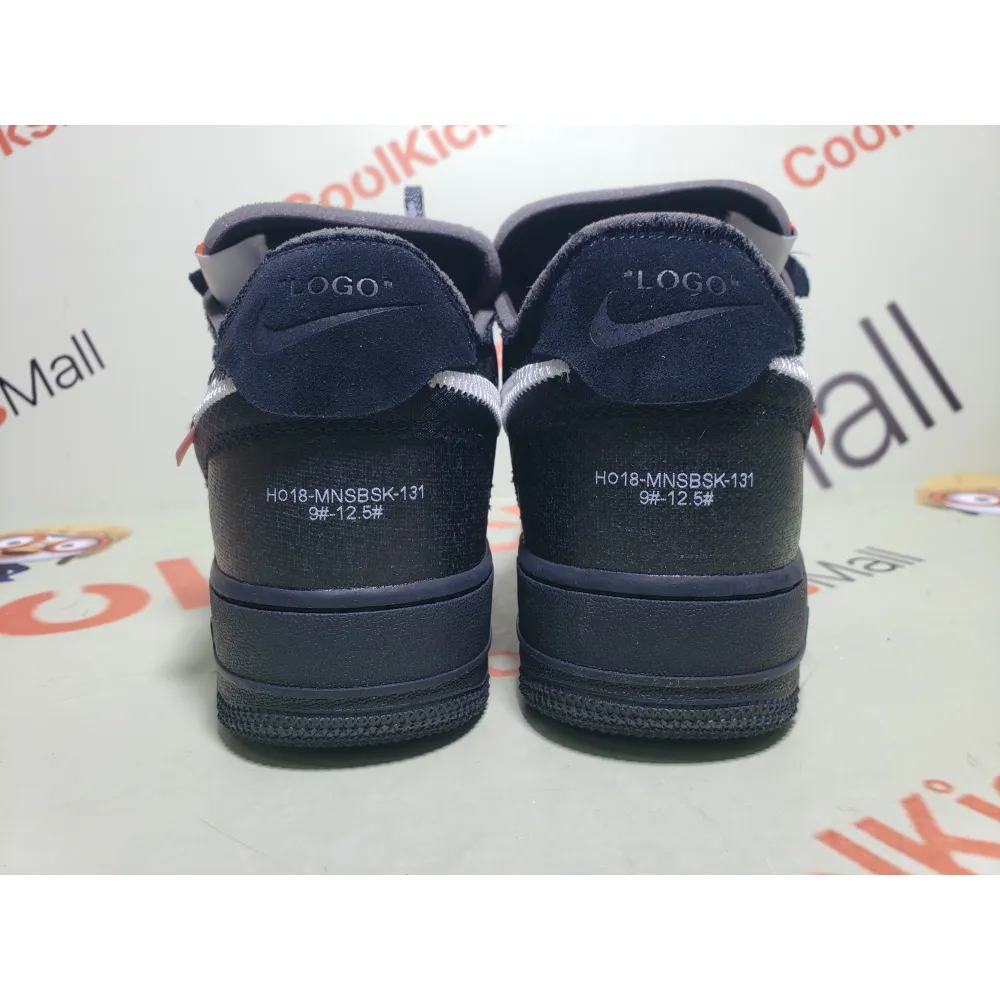 Coolkicks PKGoden Air Force 1 Low Off-White Black White,AO4606-001