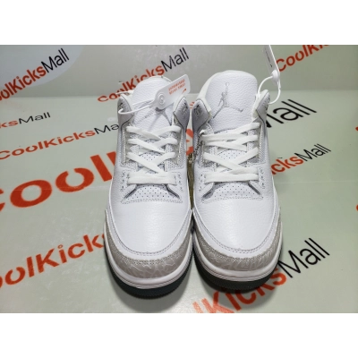 Cool Kicks | PKGoden Air Jordan 3 Retro Pure White (2018),136064-111 02