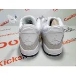 Cool Kicks | PKGoden Air Jordan 3 Retro Pure White (2018),136064-111