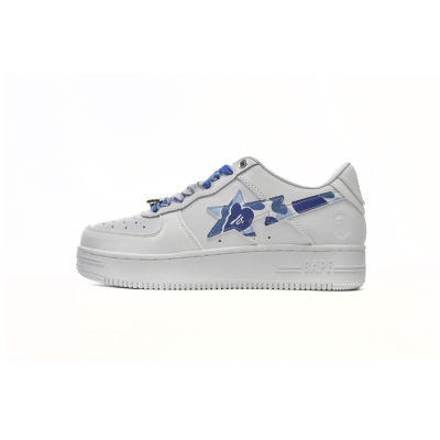 G5 A Bathing Ape Bape Sta Low White Blue Camouflage,1H20-191-045 01