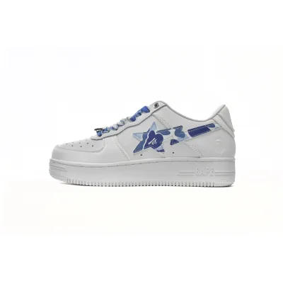 G5 A Bathing Ape Bape Sta Low White Blue Camouflage,1H20-191-045 01
