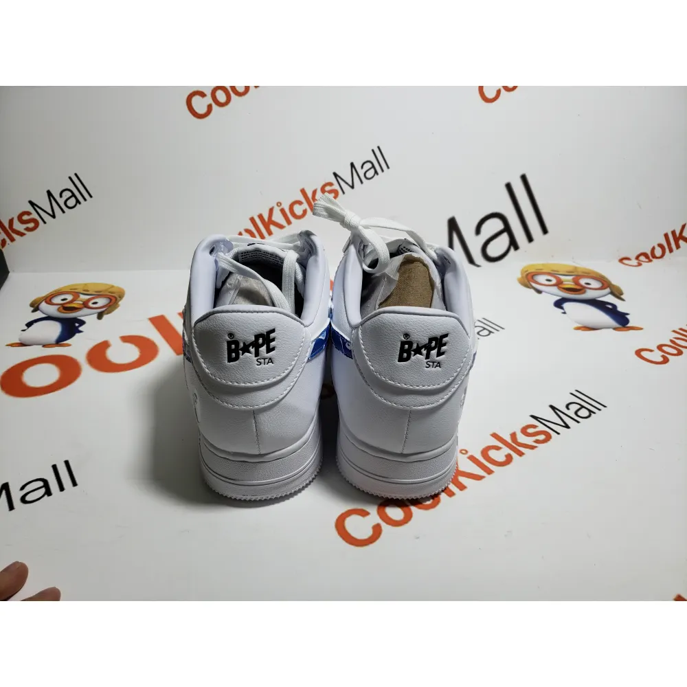 G5 A Bathing Ape Bape Sta Low White Blue Camouflage,1H20-191-045