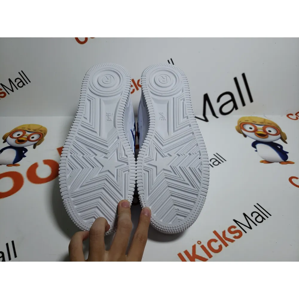 G5 A Bathing Ape Bape Sta Low White Blue Camouflage,1H20-191-045