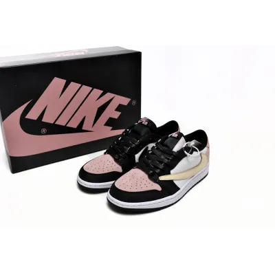 Coolkicks | PKGoden Air Jordan 1 Low GET Travis Scott Black Red,DM7866-066 01