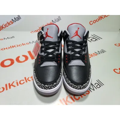  cool kicks | PKGoden Air Jordan 3 Retro Black Cement (2018),854262-001 02