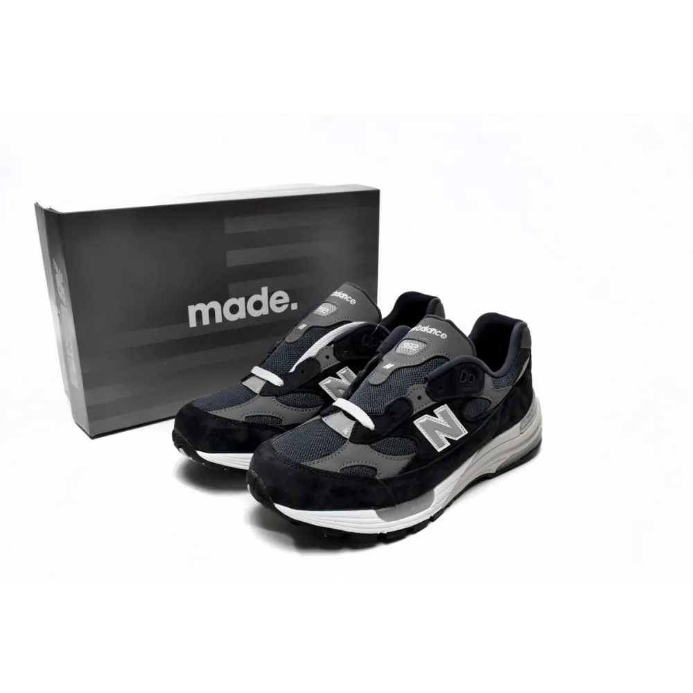 Cool Kicks | PKGoden New Balance 992 Navy Grey, M992GG