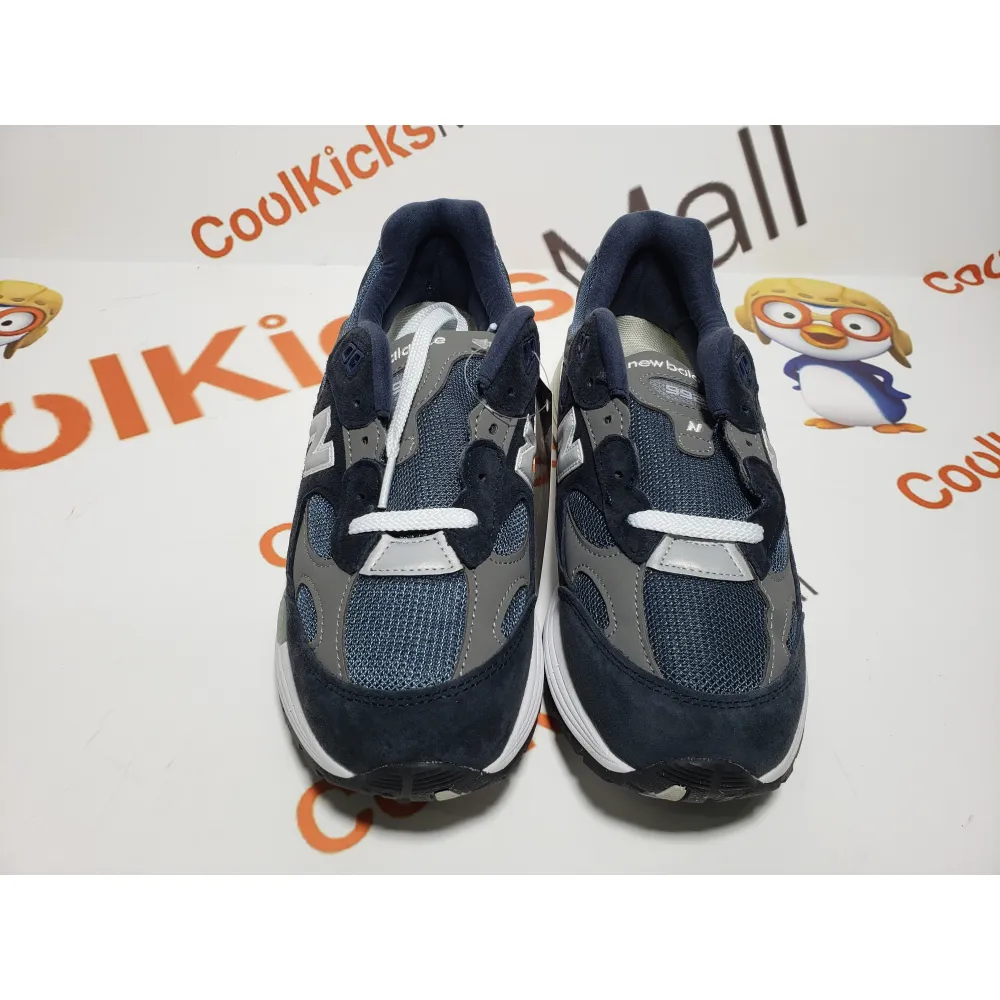 Cool Kicks | PKGoden New Balance 992 Navy Grey, M992GG