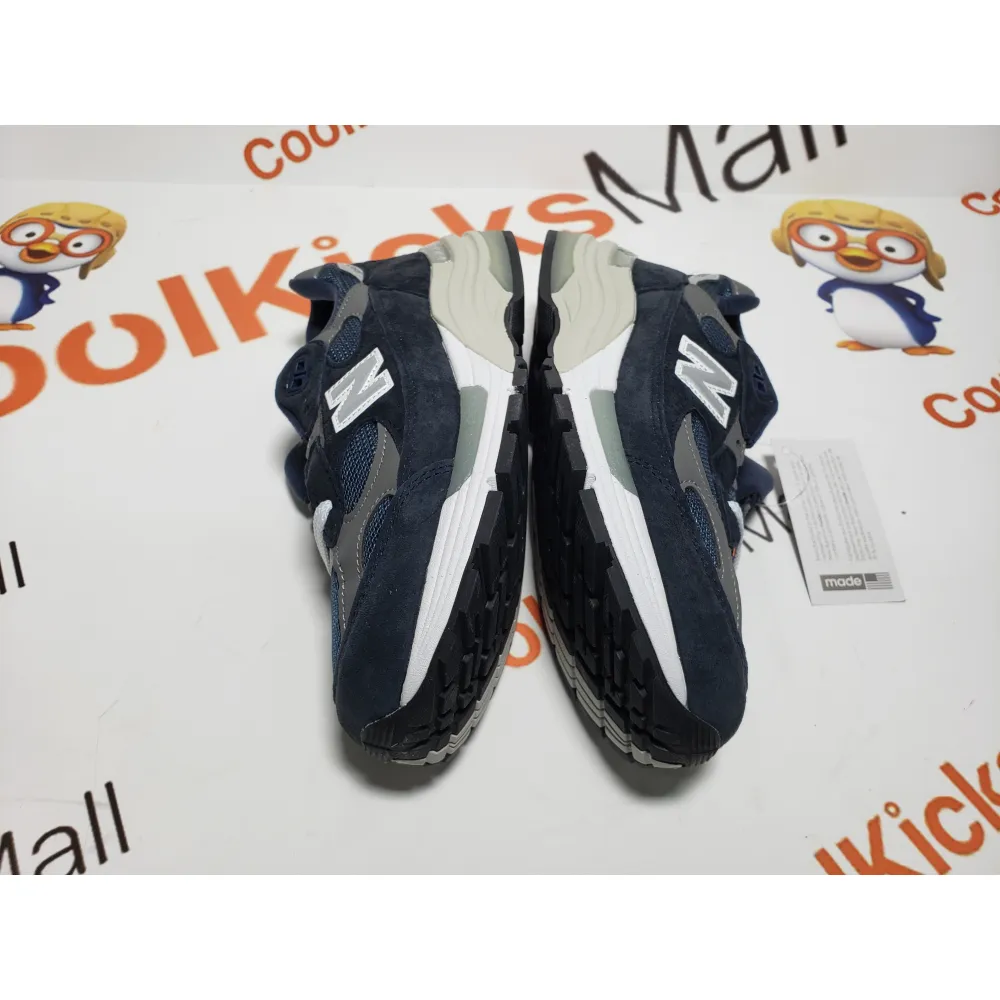 Cool Kicks | PKGoden New Balance 992 Navy Grey, M992GG