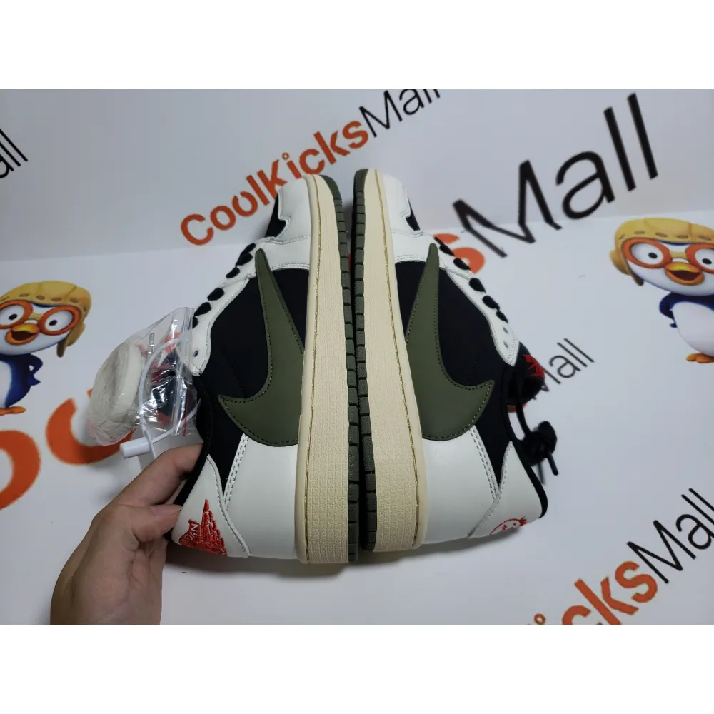 Coolkicks | G5 Travis Scott x Air Jordan 1 Low GET Olive, DZ4137-106