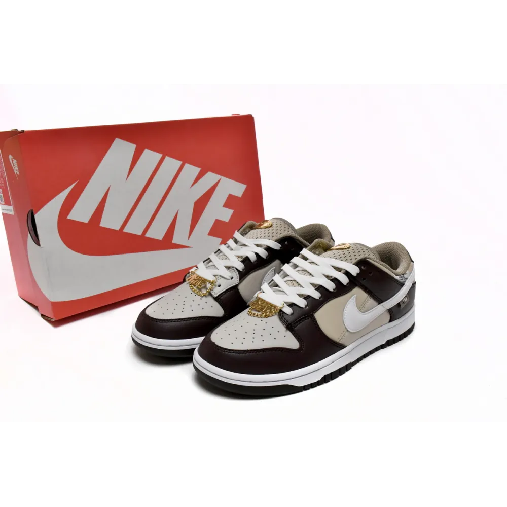 PKGoden Dunk Low Brown Basalt  ,DX6060-111  