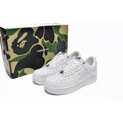 G5 A Bathing Ape Bape Sta Low White, 1H70-191-006 01