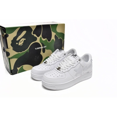G5 A Bathing Ape Bape Sta Low White, 1H70-191-006 01