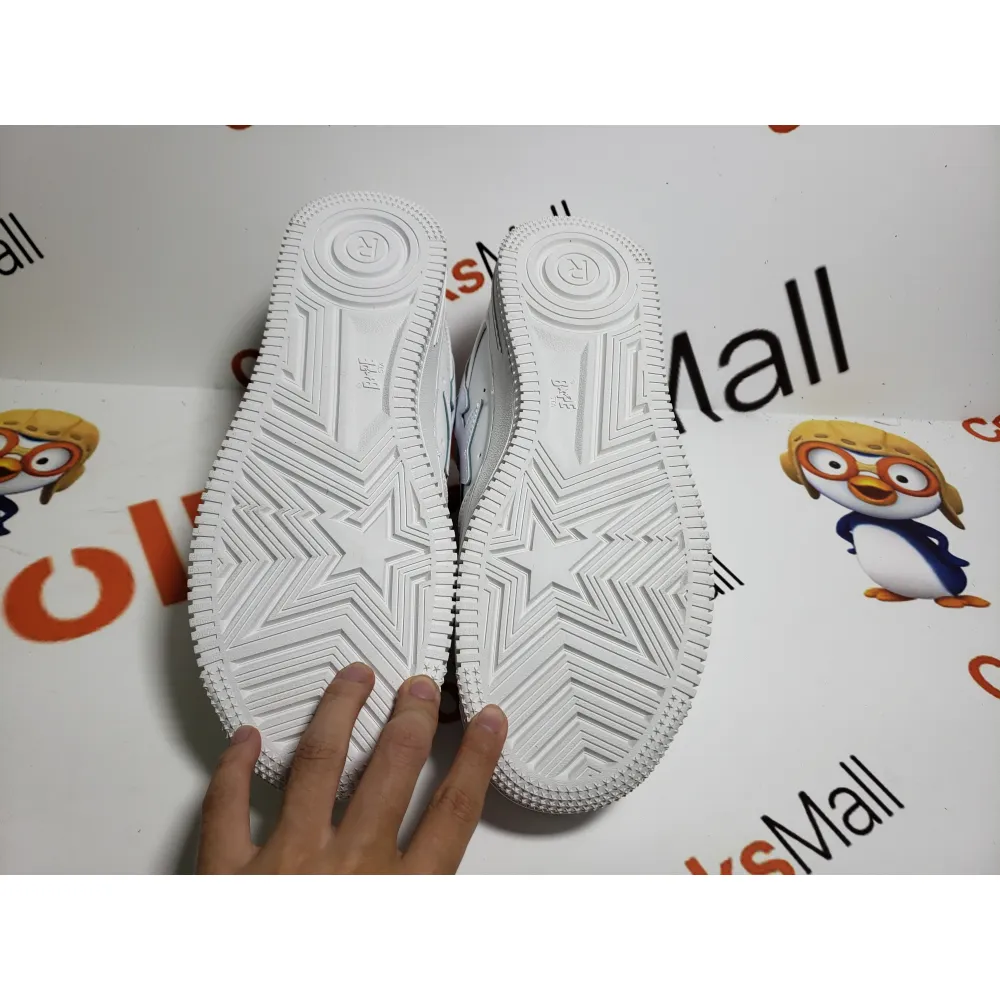 G5 A Bathing Ape Bape Sta Low White, 1H70-191-006