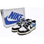 PKGoden Dunk Low Strap Black and White Blue,DD1391-100