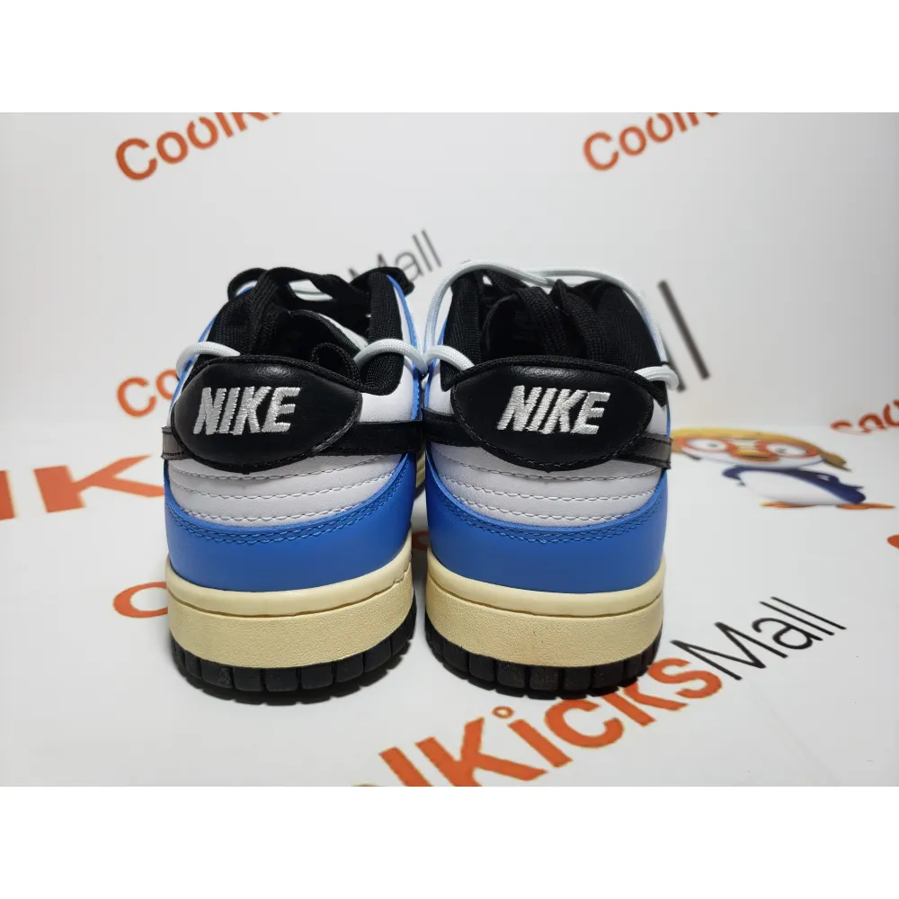 PKGoden Dunk Low Strap Black and White Blue,DD1391-100