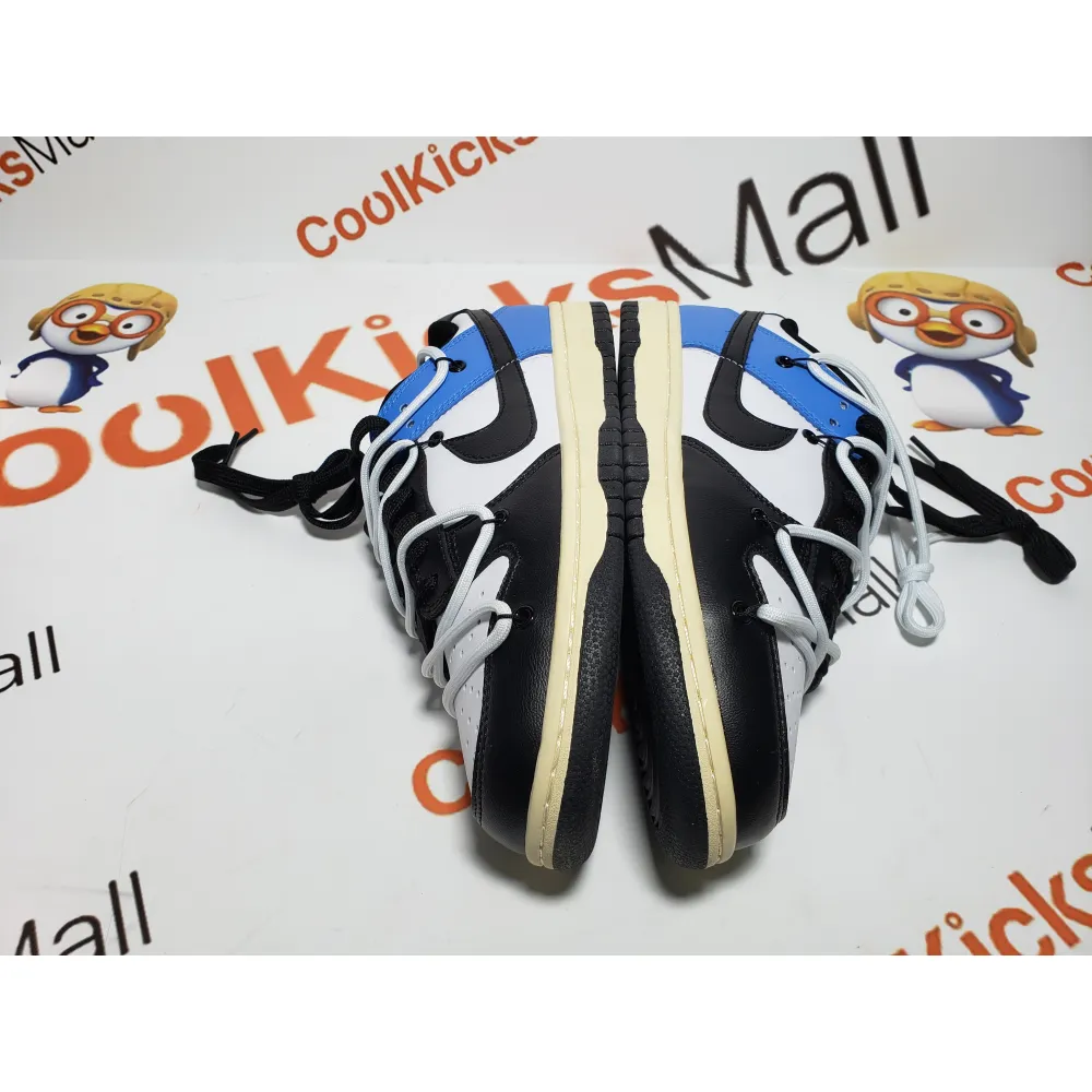 PKGoden Dunk Low Strap Black and White Blue,DD1391-100