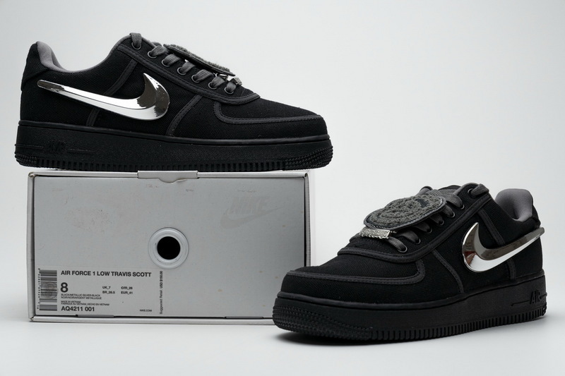 BootsMastersLin Air Force 1 Low Travis Scott Black