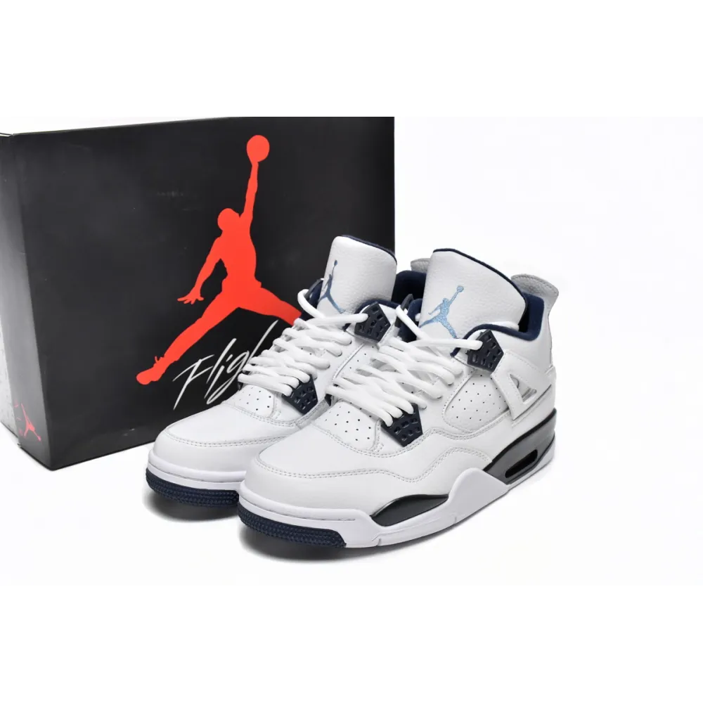 cool kicks | GET Air Jordan 4 Retro Columbia, 314254-107   