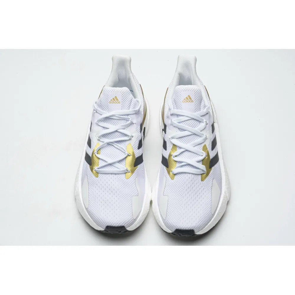  BootsMastersLin X9000L4 Boost White Black Metallic Gold