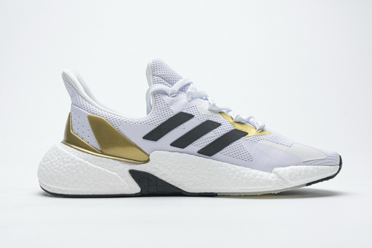  BootsMastersLin X9000L4 Boost White Black Metallic Gold