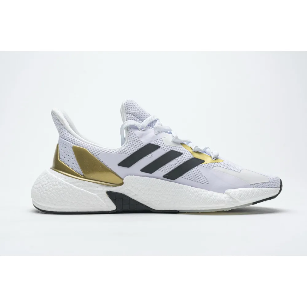  BootsMastersLin X9000L4 Boost White Black Metallic Gold
