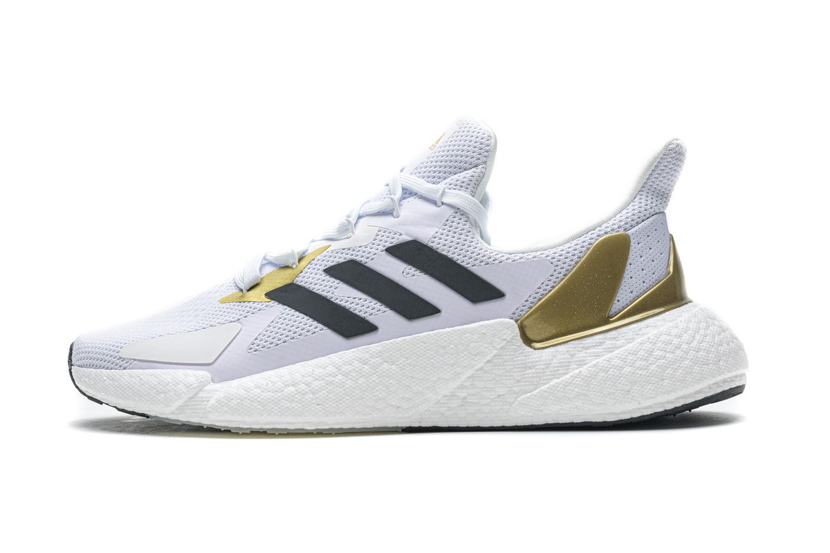  BootsMastersLin X9000L4 Boost White Black Metallic Gold