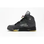PK GOD Air Jordan 5 Retro Off-White Black