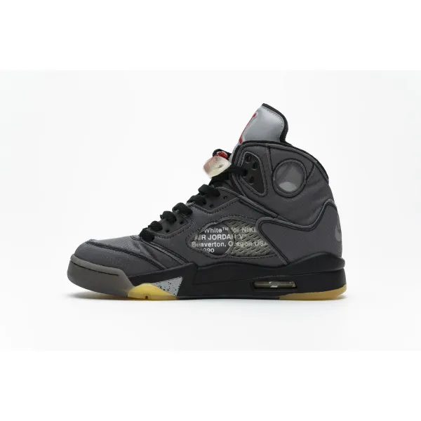 PK GOD Air Jordan 5 Retro Off-White Black