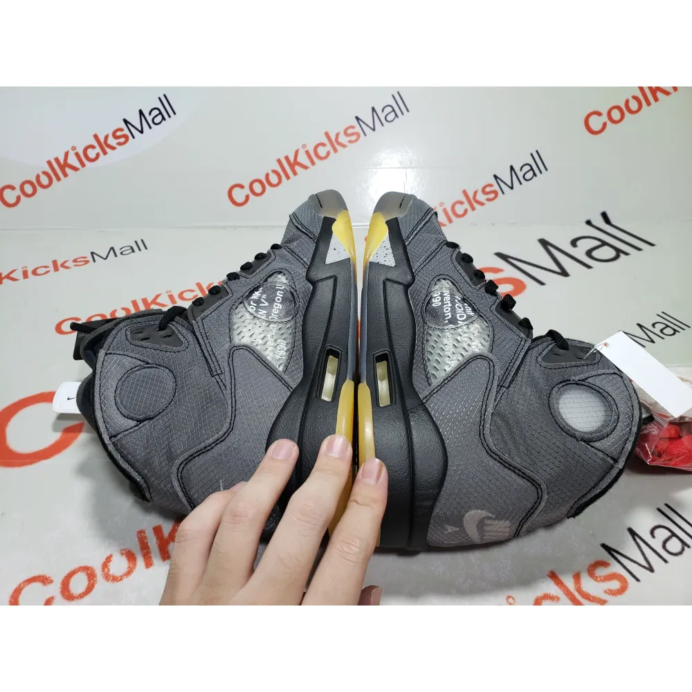 Coolkicks PKGoden Air Jordan 5 Retro Off-White Black,CT8480-001