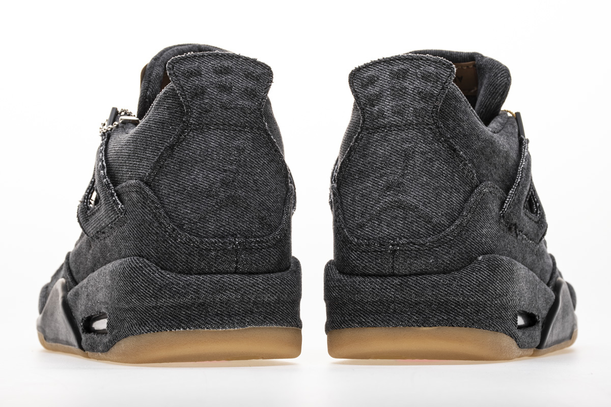 GET Air Jordan 4 Retro Levi's Black (Levi's Tag)
