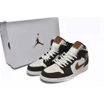 Coolkicks GET Air Jordan 1 Mid SE Brown Basalt Oatmeal ,DO6699-200