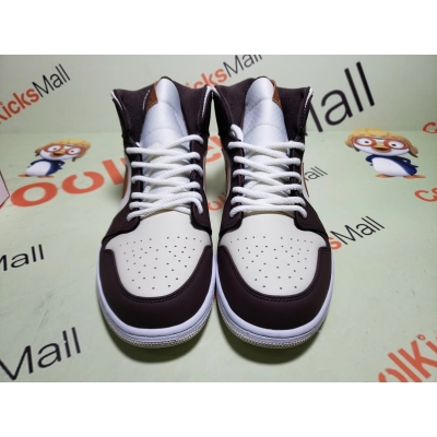 Coolkicks GET Air Jordan 1 Mid SE Brown Basalt Oatmeal ,DO6699-200 02