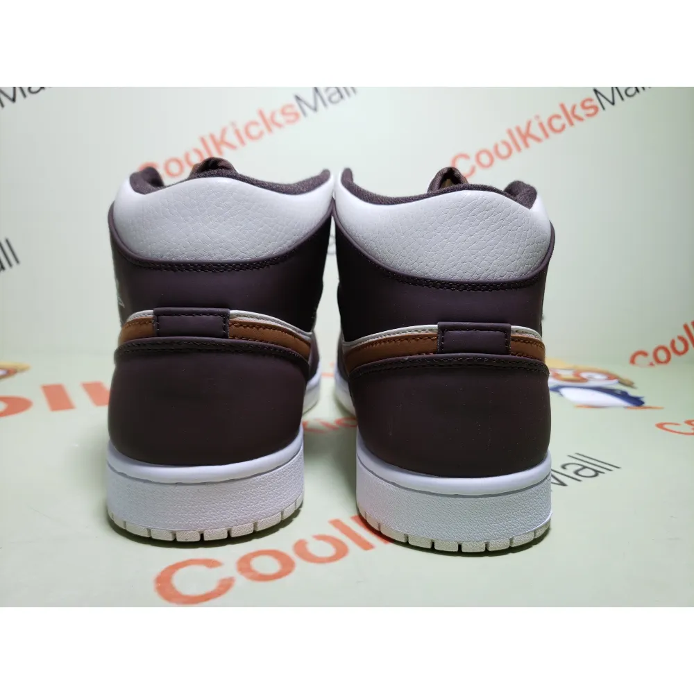 Coolkicks GET Air Jordan 1 Mid SE Brown Basalt Oatmeal ,DO6699-200