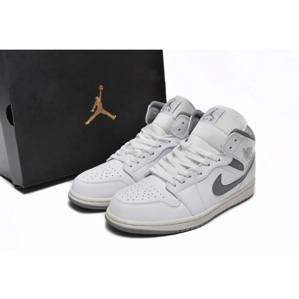 Coolkicks GET Air Jordan 1 Mid Neutral Grey ,554724-135  