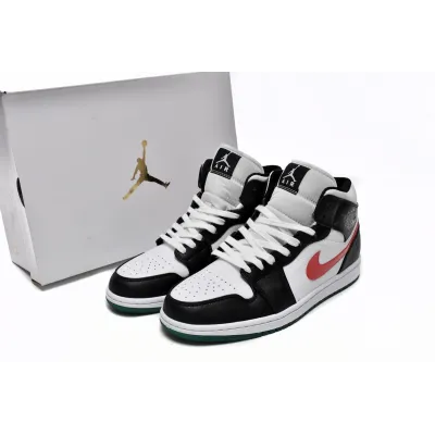 Cool Kicks website | GET Air Jordan 1 Mid Alternate Swooshes Red Yellow,BQ6472-063    01