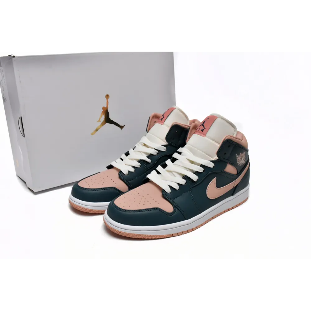 Cool Kicks website | GET Air Jordan 1 Mid Dark Teal Green,BQ6472-308   
