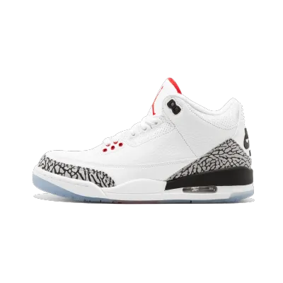 Coolkicks PKGoden Air Jordan 3 Retro Free Throw Line White Cement,923096-101 01