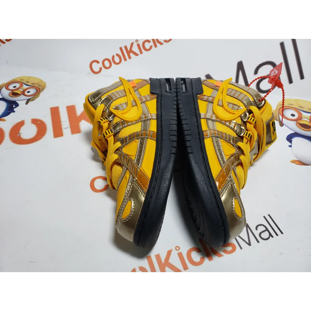 Coolkicks PKGoden Rubber Dunk Off-White University Gold,CU6015-700