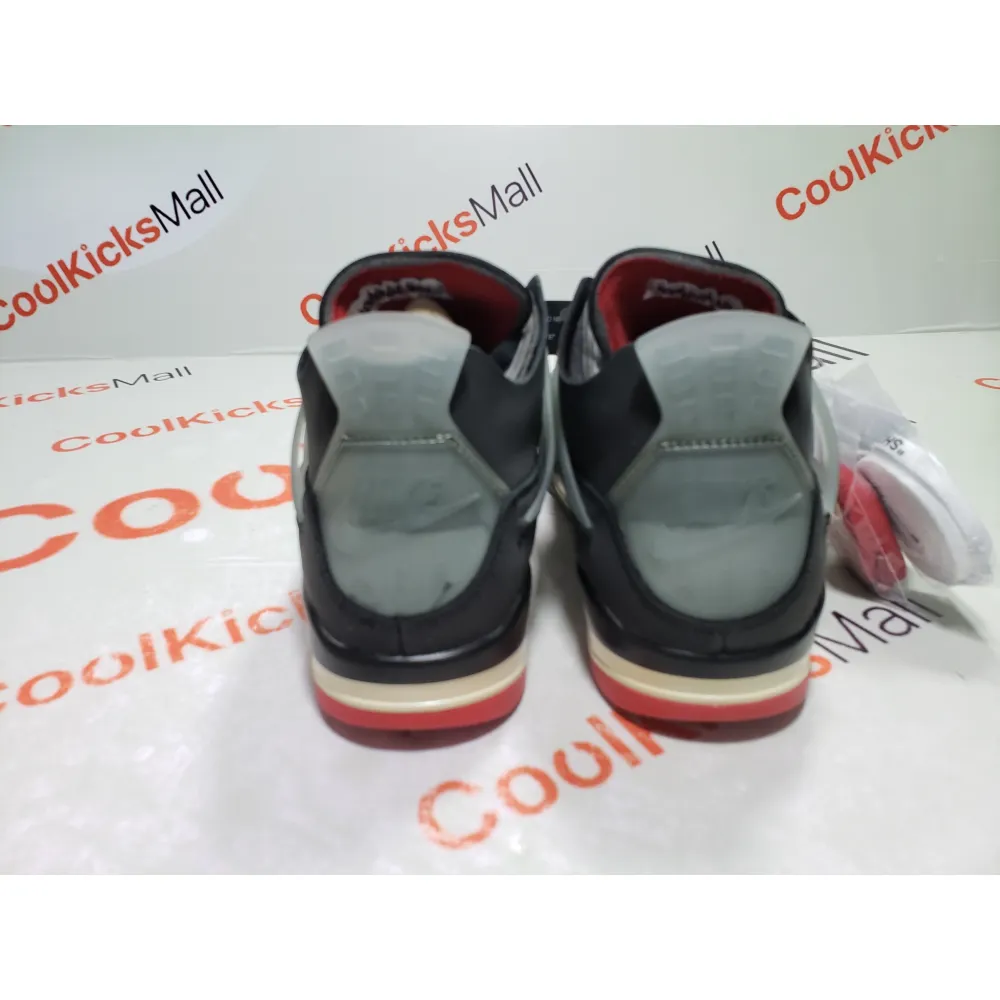 PKGoden Air Jordan 4 OFF White Bred,CV9388-001