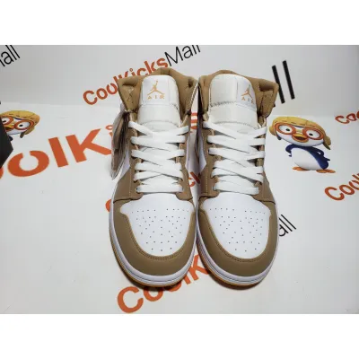 PKGoden Air Jordan 1 Mid Tan Gum,  554724-271 02